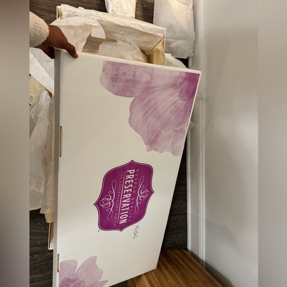 MIKAELLA wedding gown by PALOMA BLANCA backless in satin in Small/XS - Picture 14 of 15